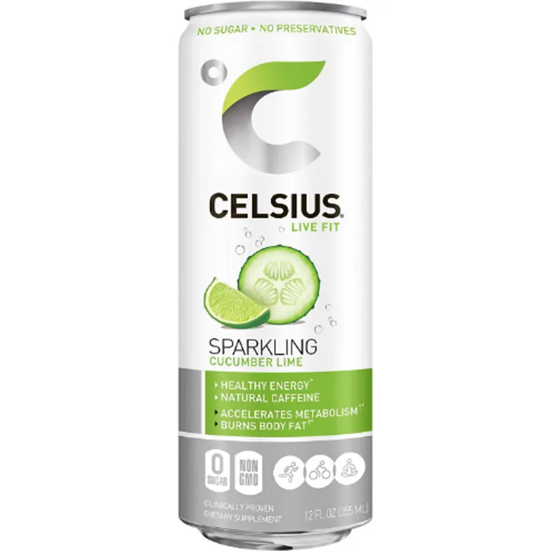 Celsius Sparkling Cucumber Lime view 1