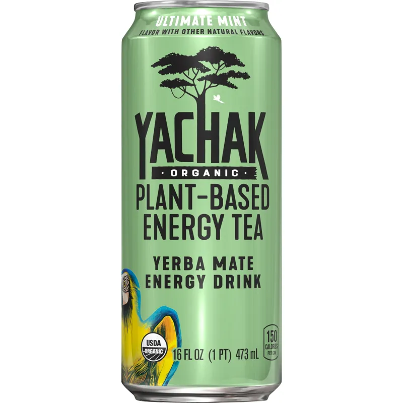Yachak Ultimate Mint Yerba Mate Energy Drink view 1