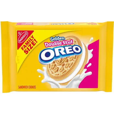 Oreo Double Stuf Golden Sandwich Cookies 20oz Count