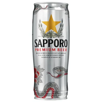 Sapporo Premium Beer 22 oz Can