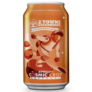2 Towns Ciderhouse Apricot Cosmic Crisp Seasonal Hard Cider