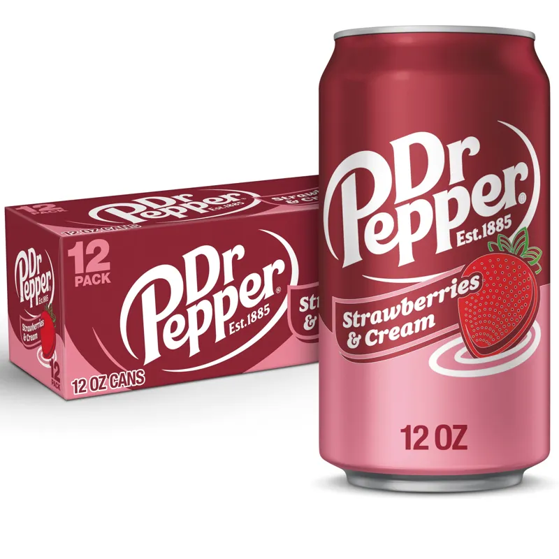 Dr Pepper Strawberries and Cream Soda view 1