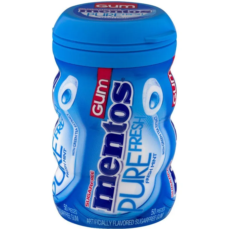 Mentos Pure Fresh Sugar Free Fresh Mint Chewing Gum view 1