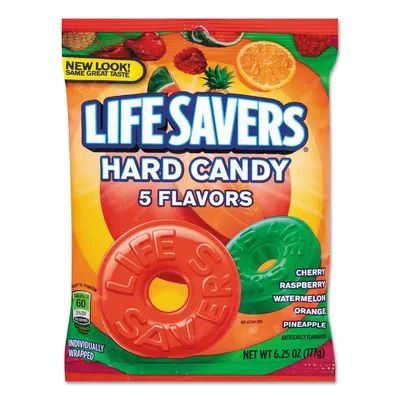 Life Savers 5 Flavors Hard Candy 6.25 oz Bag