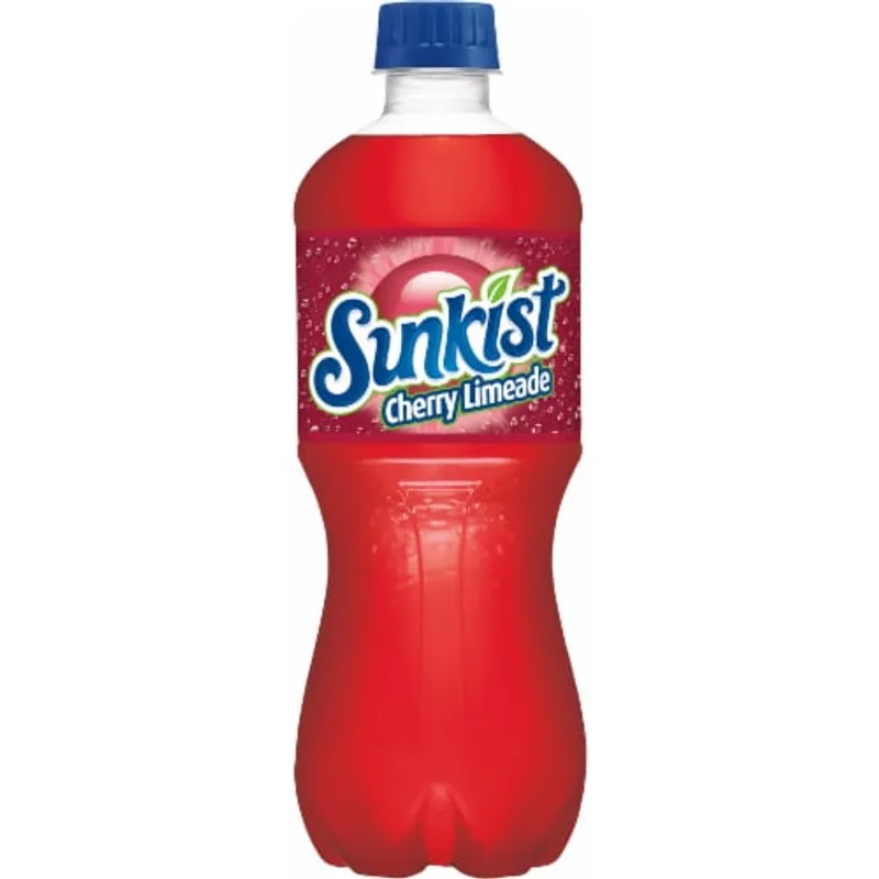 Sunkist Cherry Limeade Soda Plastic view 1