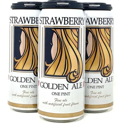 Belmont Brewing Stawberry Golden Ale 4 Pack 16 oz Cans