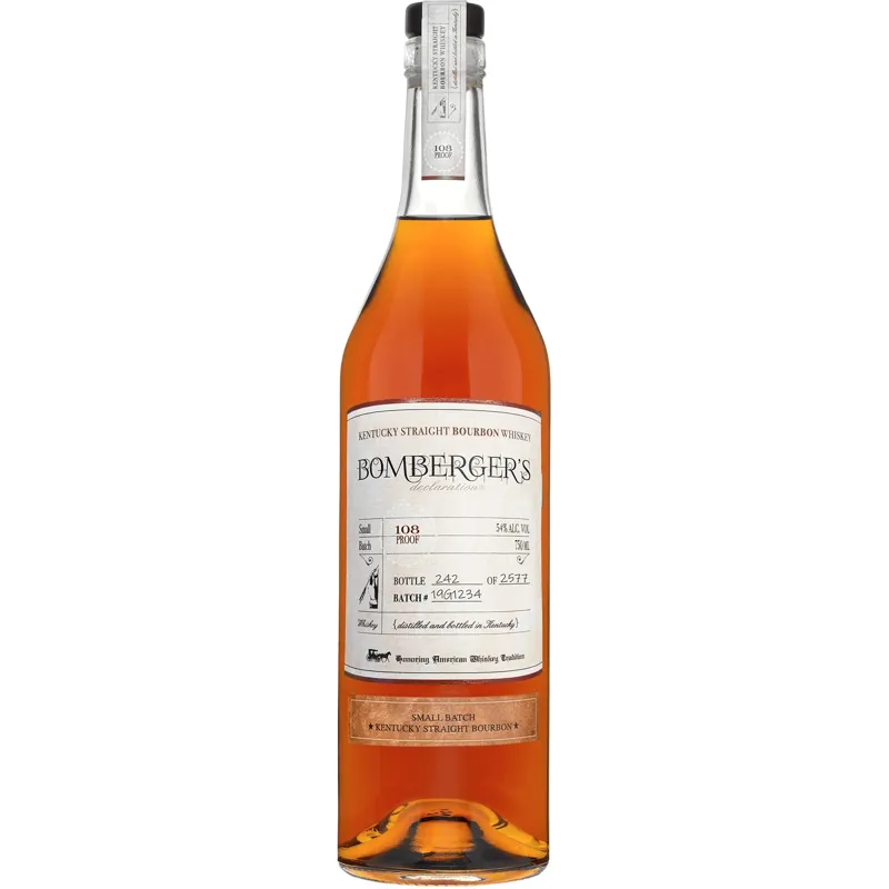 Bombergers Declaration Small Batch 108 Proof view 1