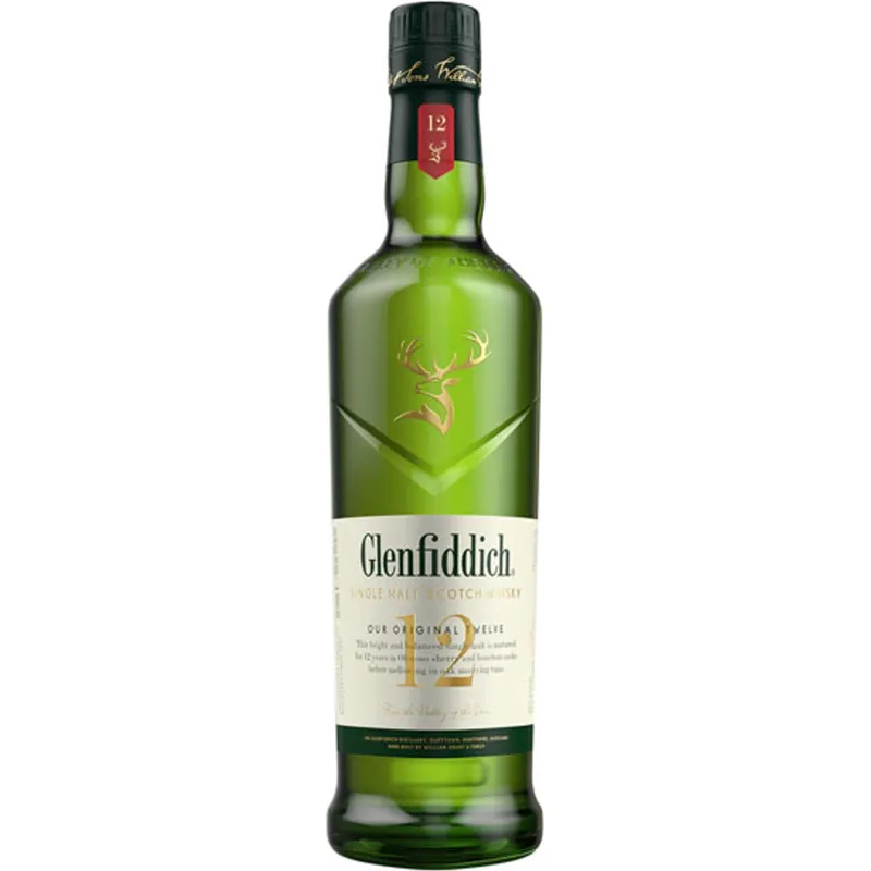 Glenfiddich Single Malt Scotch Whisky 12 Year view 1