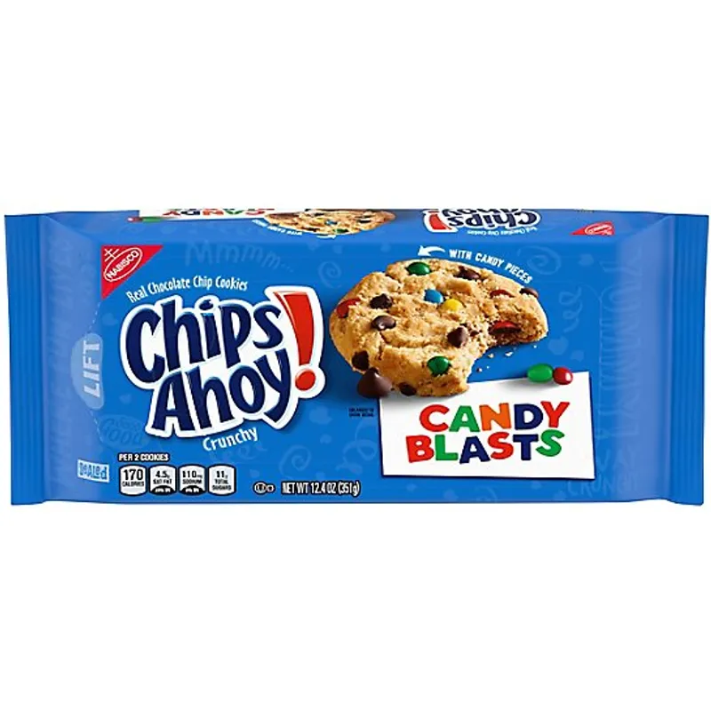 Nabisco Chips Ahoy! Candy Blasts Chocolate Chip Cookies view 1