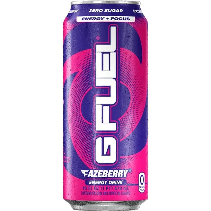 G Fuel Faze Berry Energy Drink view 1