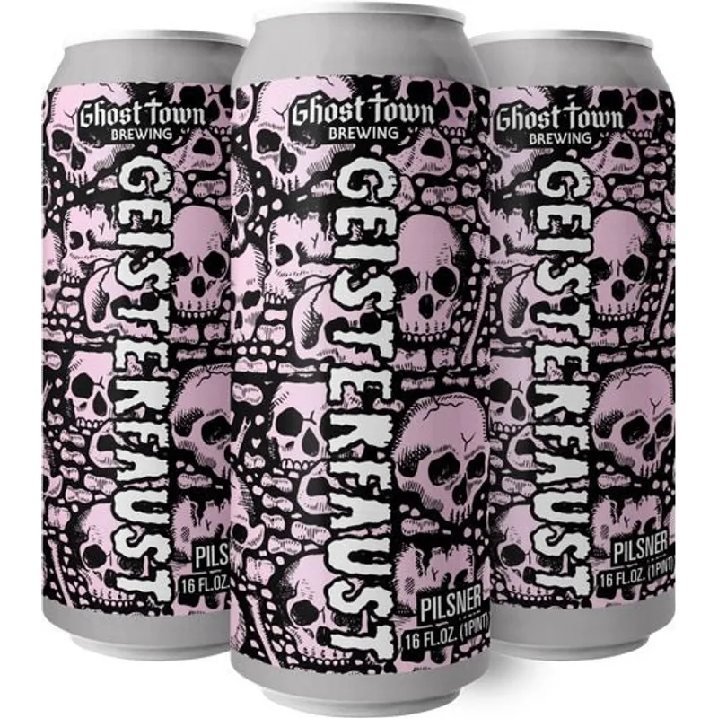 Ghost Town Brewing 'Geisterfaust' Pilsner Beer view 1