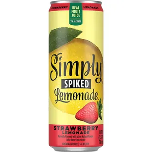 Simply Spiked Strawberry Lemonade
