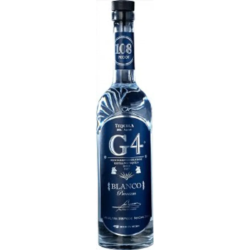 G4 Blanco Tequila 108 Proof view 1
