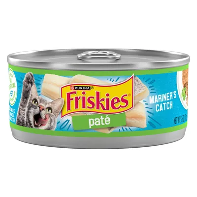 Friskies Mariner's Catch Pate Wet Cat Food 5.5 oz Can