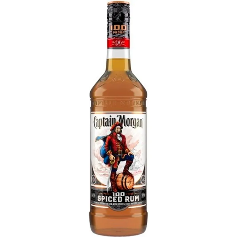 Captain Morgan 100 Proof Spiced Rum view 1