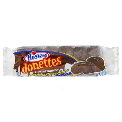Hostess Donettes Double Chocolate Frosted Mini Donuts 3 oz