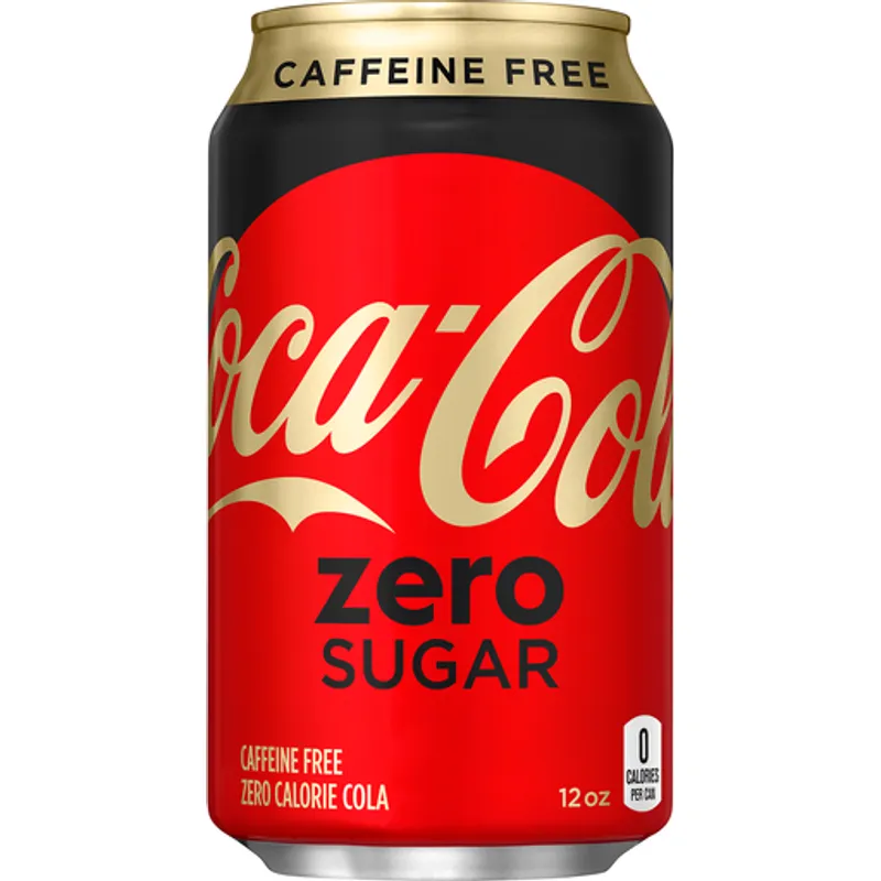 Coca-Cola Zero Caffeine-Free Soda view 1