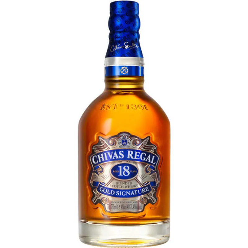Chivas Regal Premium Blended Scotch Whisky 18 Year view 1