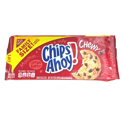 Chips Ahoy! Chewy Chocolate Chip Cookies Family Size 19.5 oz