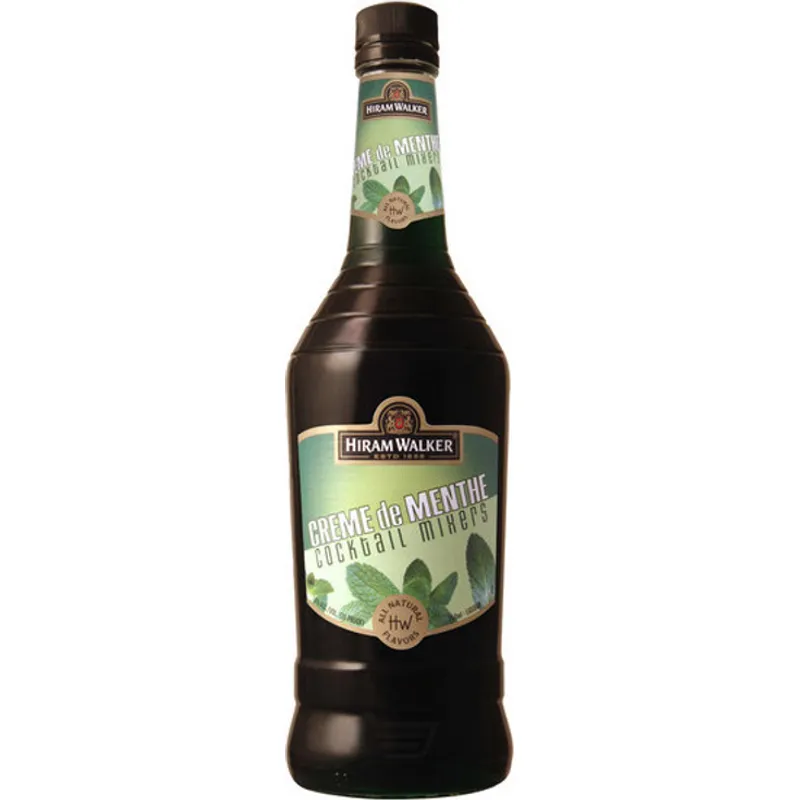 Hiram Walker Creme De Menthe Green Liqueur view 1