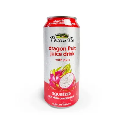 Pocasville Dragon Fruit Juice Drink 16.5 oz