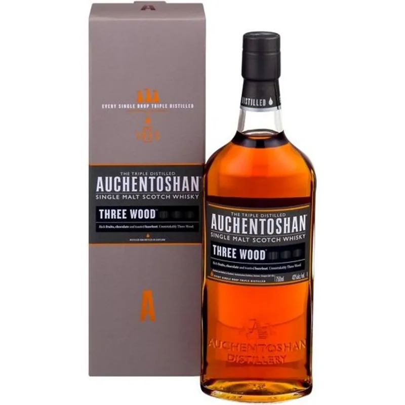 Auchentoshan Three Wood Single Malt Scotch Whisky view 1