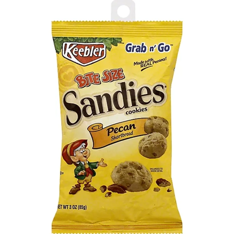 Keebler Sandies Cookies Grab N Go Bite Size Pecan Shortbread view 1