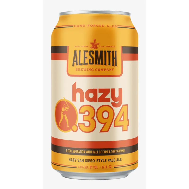 AleSmith Hazy .394 San Diego Style Hazy IPA view 1