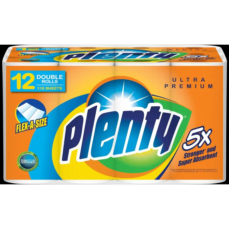 Plenty Ultra Premium Flex-A-Size Paper Towels view 1