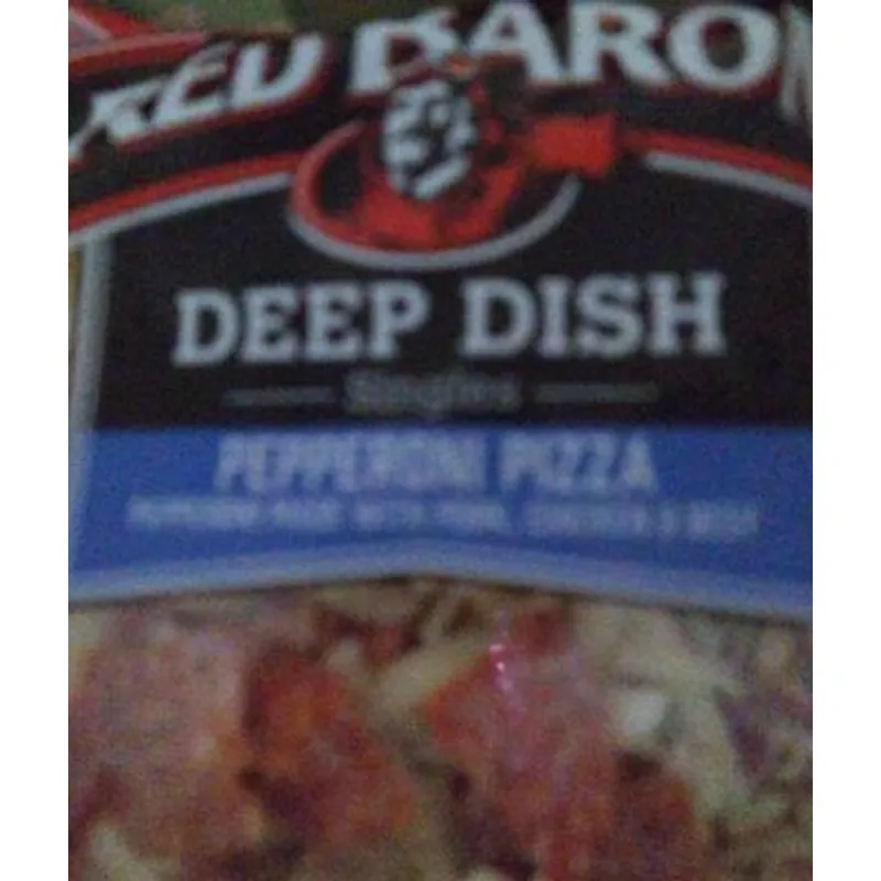 Red Baron Singles Deep Dish Pepperoni Pizza view 1