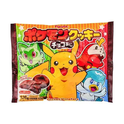Furuta Chocolate Pokemon Cookies 126g