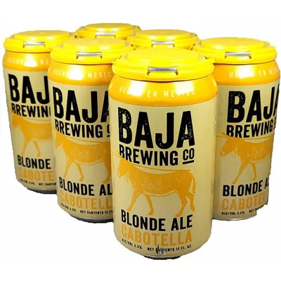 Beer Baja Brewing Co Baja Blonde Ale 6 Pack 12oz Cans
