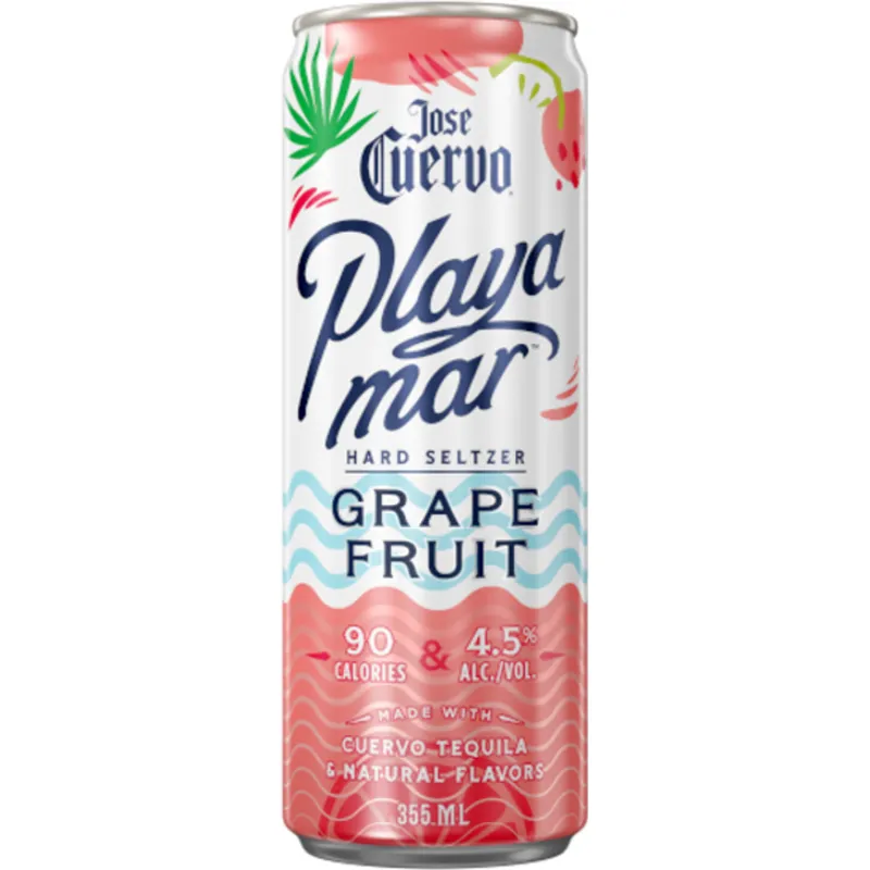 Jose Cuervo Playamar Tequila Seltzer Grapefruit view 1
