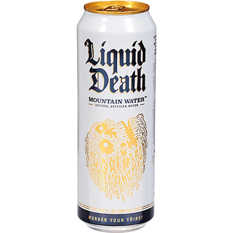 Liquid Death 100% Mountain Water view 1