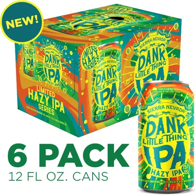 Sierra Nevada Rotating Juicy Little Thing Hazy IPA Beer 6 Pack 12oz Cans
