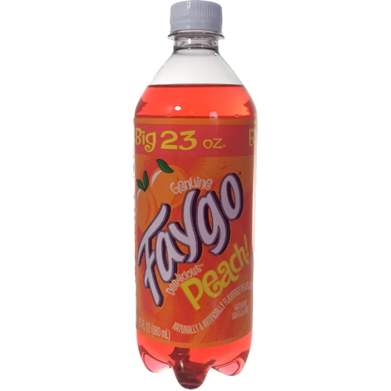 Faygo Peach Soda Plastic view 1