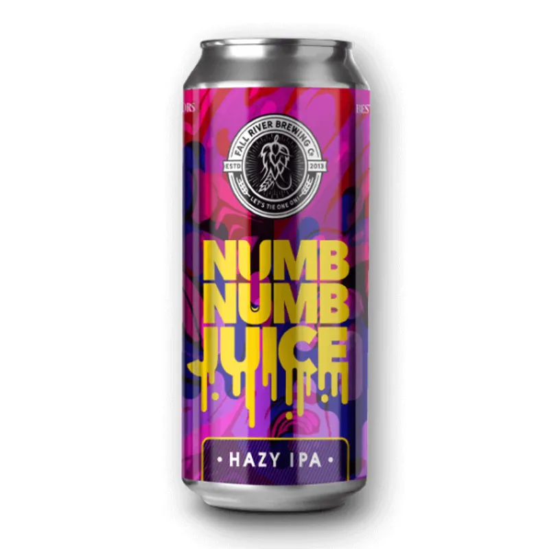 Fall River Brewing Co. Numb Numb Juice Hazy IPA view 1
