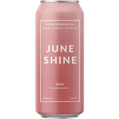 JuneShine Rose Kombucha 16oz Can