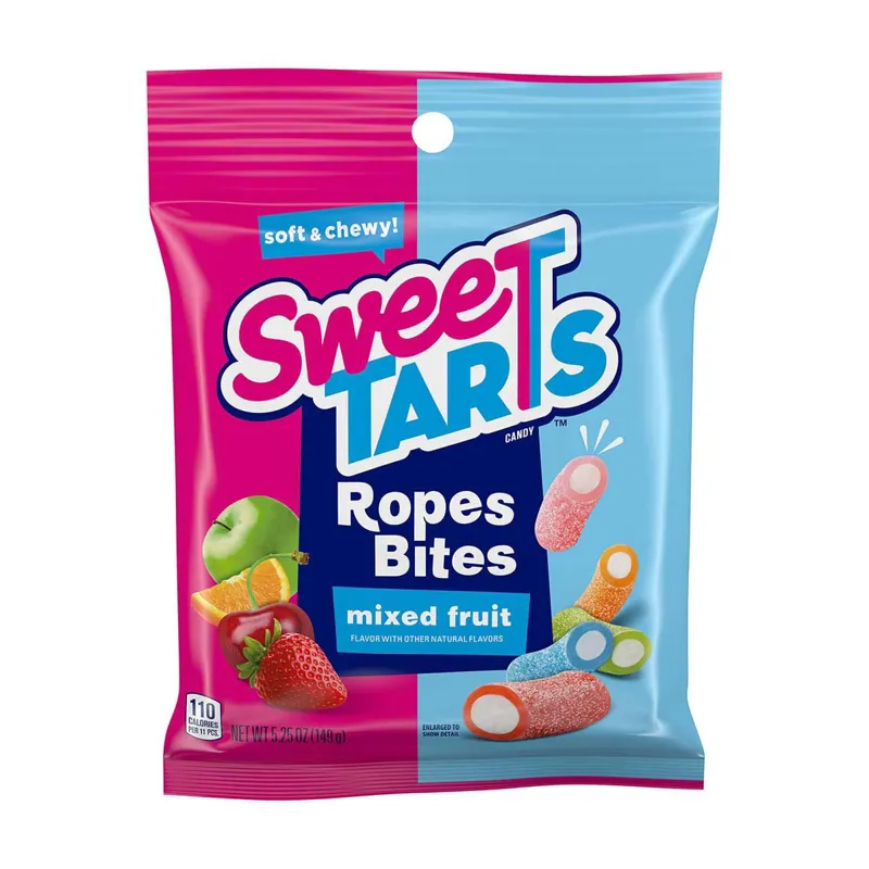 SweeTARTS Ropes Bites Candy Mixed Fruit Bag view 1