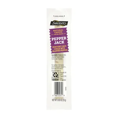 Sargento Pepper Jack String Cheese 0.83 oz