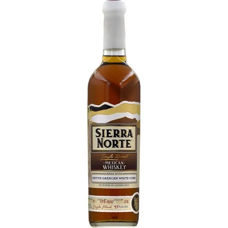 Sierra Norte White Corn Single Barrel Mexican Whiskey view 1