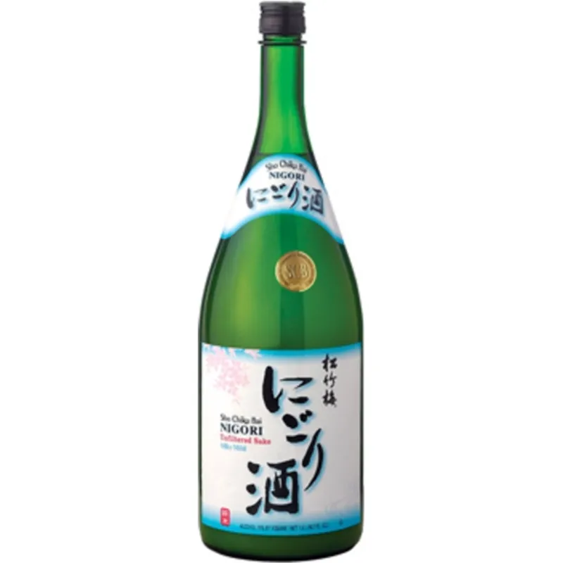 Sho Chiku Bai Nigori Sake Rice Wine view 1