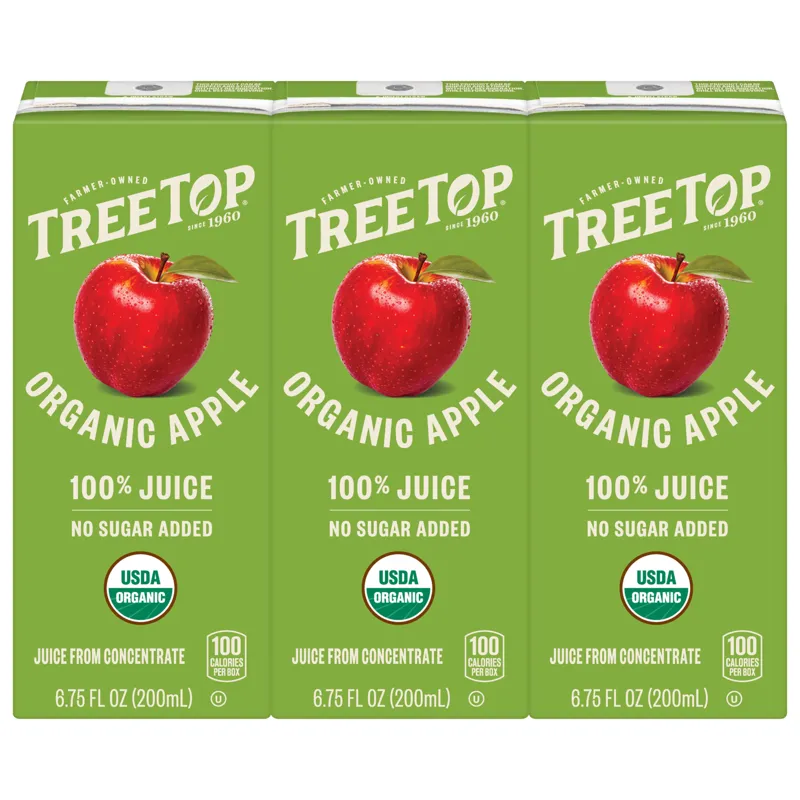 Tree Top 100% Organic Apple Juice view 1