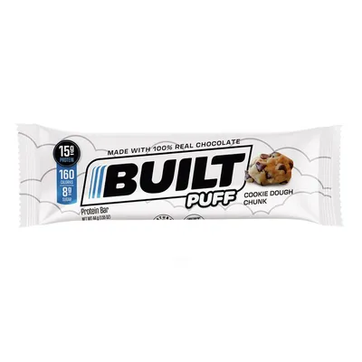 BUILT Puff Cookie Dough Chunk Protein Bar 1.55 oz