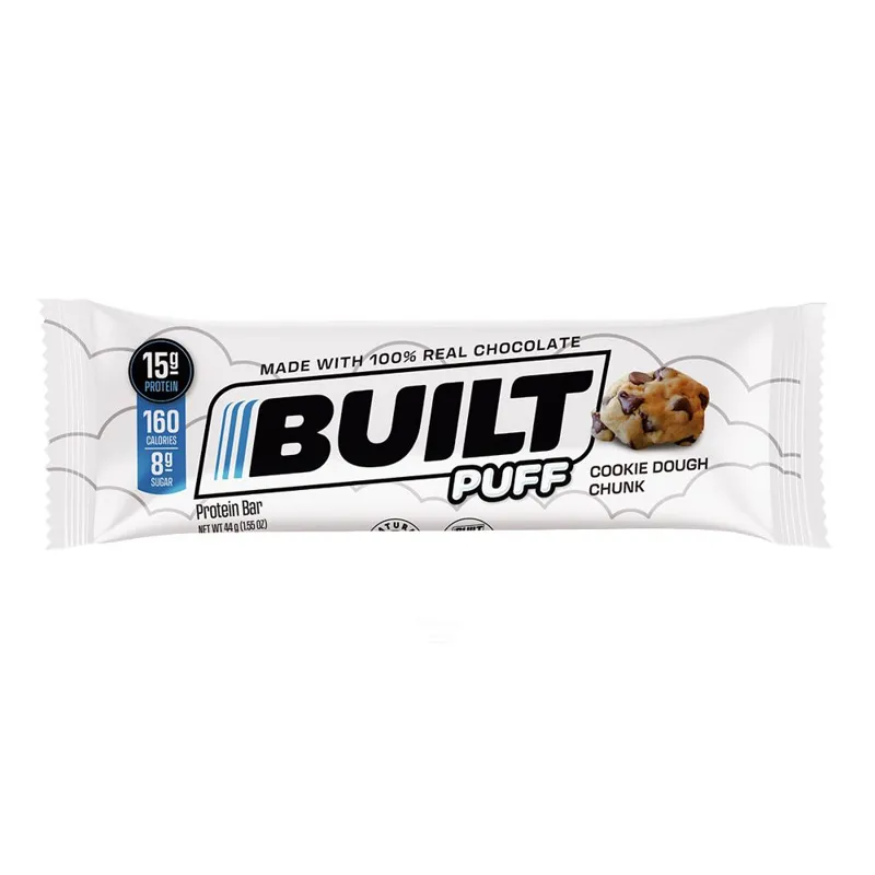 BUILT Puff Cookie Dough Chunk Protein Bar view 1