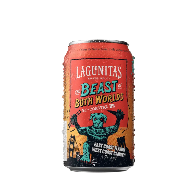 Lagunitas Brewing Co The Beast Both Worlds Coastal IPA view 1