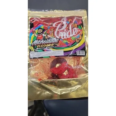 Micheladas El Gordo Pride Chamoy Candy 8 oz Bag