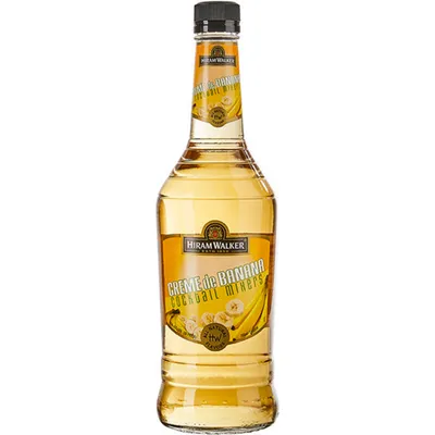 Hiram Walker Cocktail Mixers Creme De Banana 750mL