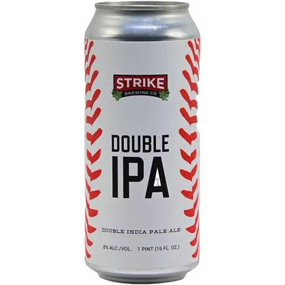 Strike Brewing Double IPA 4 Pack 16 oz Cans