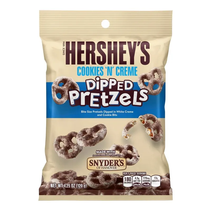 HERSHEY'S Cookies 'n' Creme Dipped Pretzels view 1